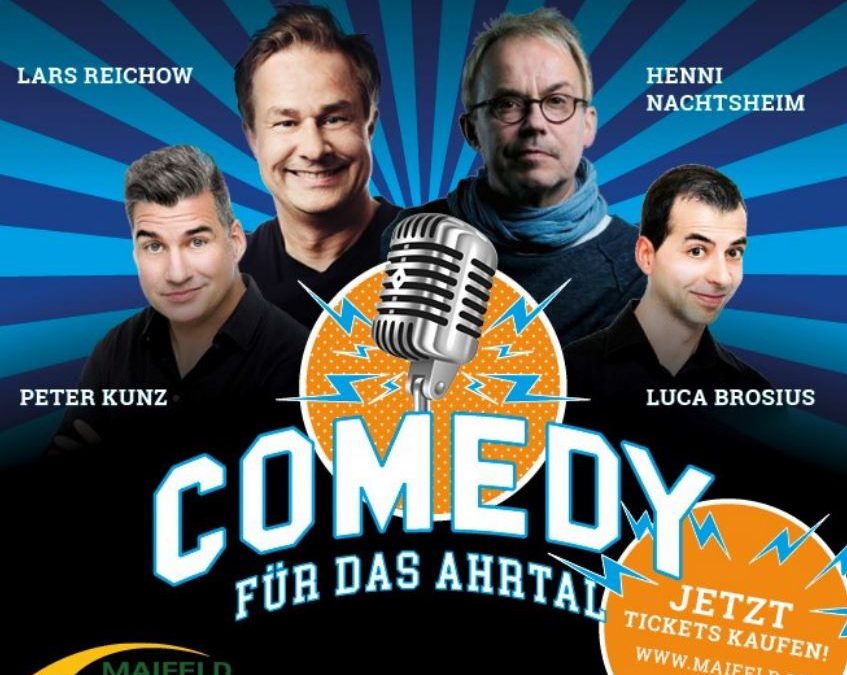 Weinen und Lachen – Comedy Veranstaltungen unterstützen das Ahrtal