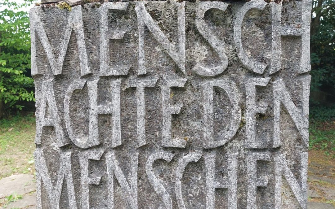 Mensch achte den Menschen